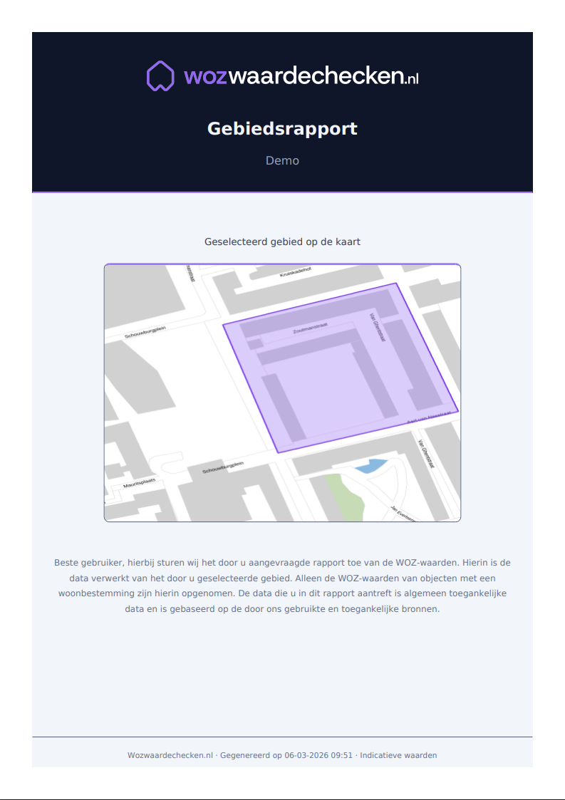 Voorbeeldrapport pagina 1